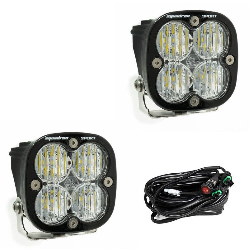 Load image into Gallery viewer, Squadron Sport Black LED Auxiliary Light Pod Pair-Universal
