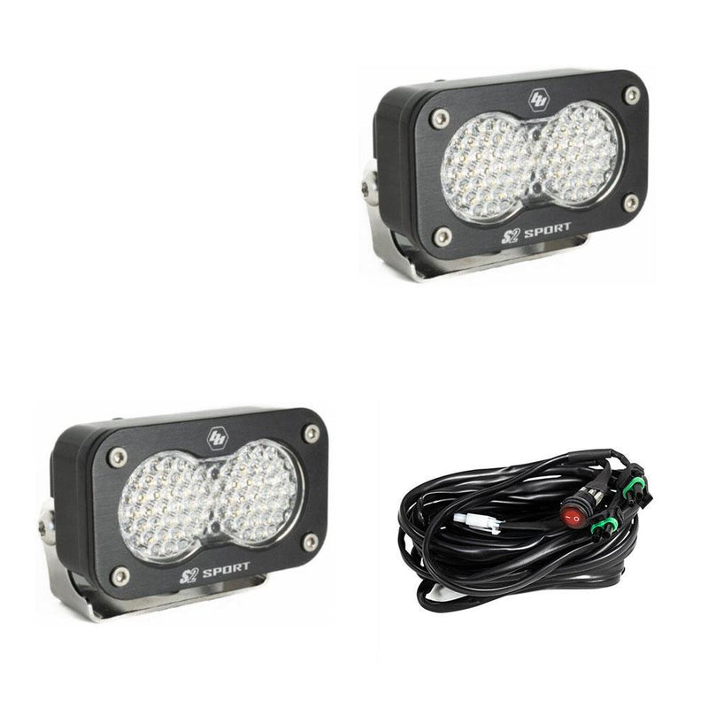 Load image into Gallery viewer, S2 Sport Black LED Auxillary Light Pod - Pair
