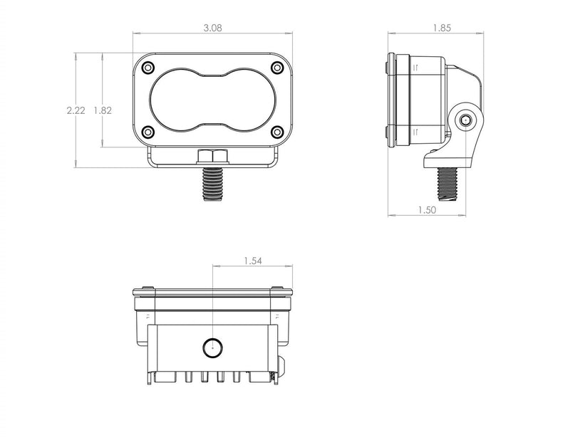 Load image into Gallery viewer, S2 Sport Black LED Auxillary Light Pod - Pair