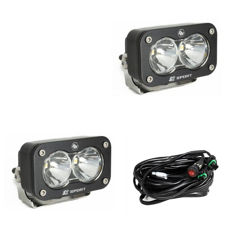 Load image into Gallery viewer, S2 Sport Black LED Auxillary Light Pod - Pair